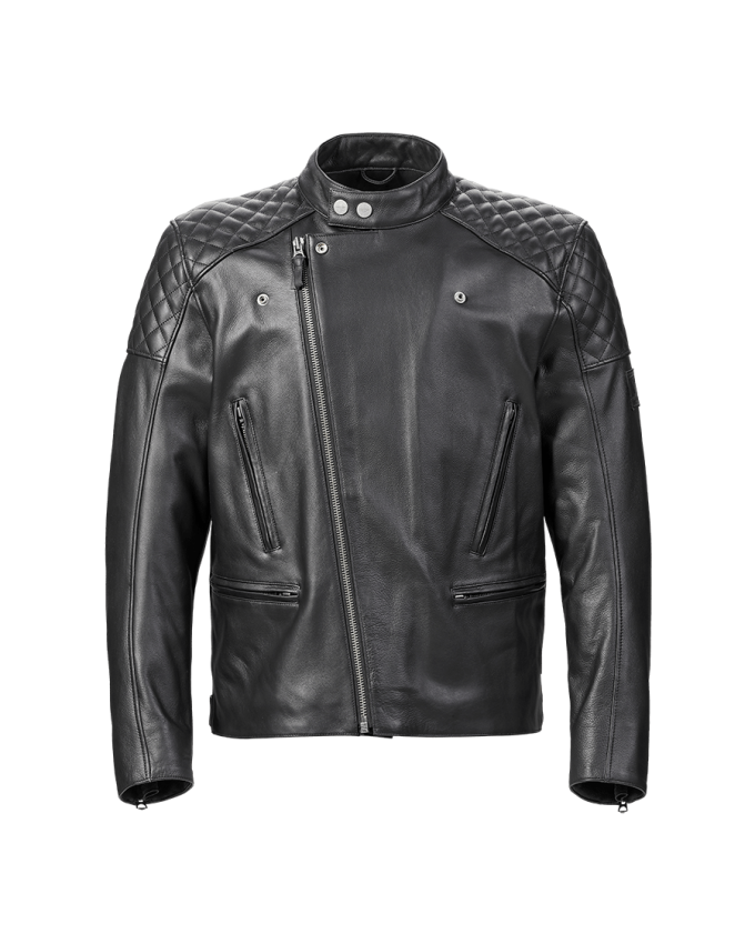 Braddan Asymmetric Leather Jacket